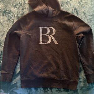 Banana Republic Men's Dark Black Hoodie